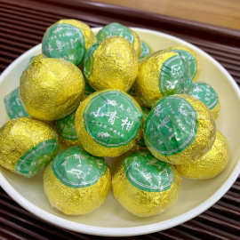 新会生晒小青柑勐海宫廷金芽陈皮普洱茶天马头采柑双层包纸加膜