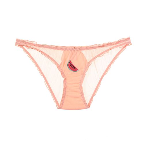 Factory wholesale: New stylish sexy lace-trimmed, seamless, low-rise, transparent mesh women's panties—perfect for cross-border markets.