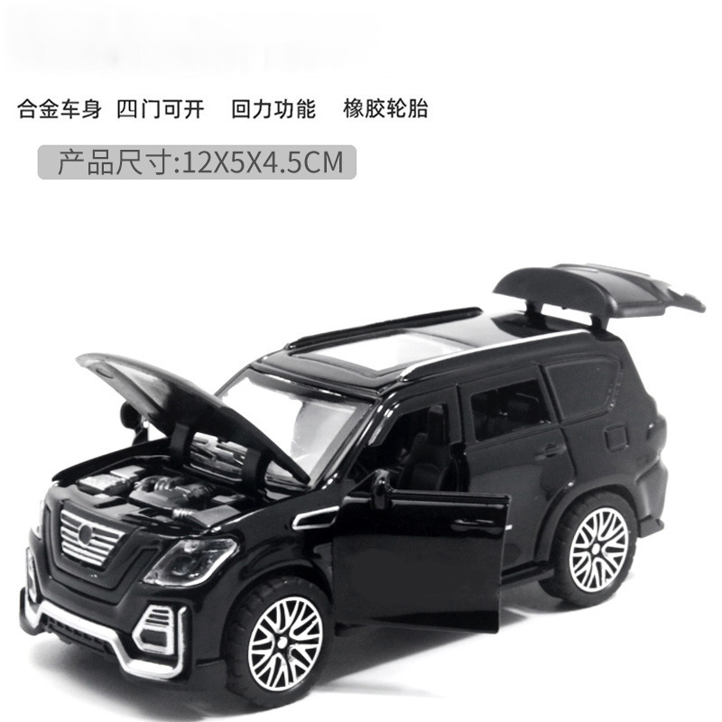 Cien todoterreno de aleación modelo de coche juguete para niños Puerta Abierta modelo de coche regalo coche deportivo decoración de la torta decoración Niño