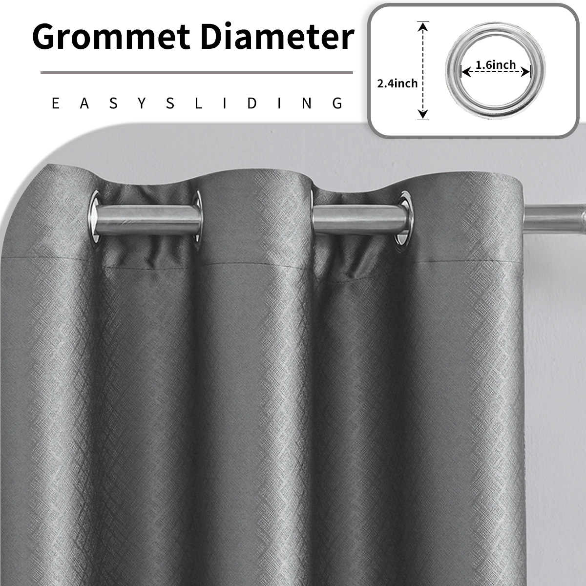 Cortinas Opacas Meike Duo Amazon Praga para Sala de Estar, Protección Solar y Aislamiento Térmico, Disponibles en TEMU para Dropshipping