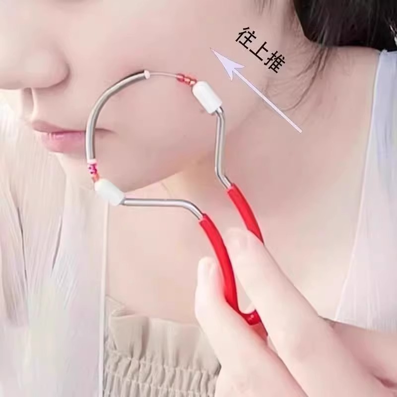 脸部除毛器美颜挽脸器唇毛挽面美容除毛器胡子面部汗毛腿毛拔毛器