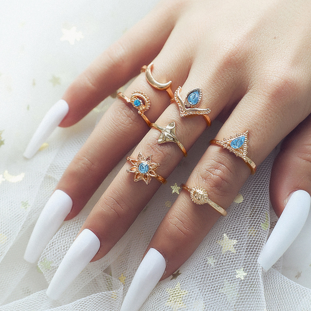 retro golden ring