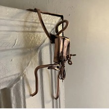 铁艺雕像线条摆件 攀爬徒,徒步旅行