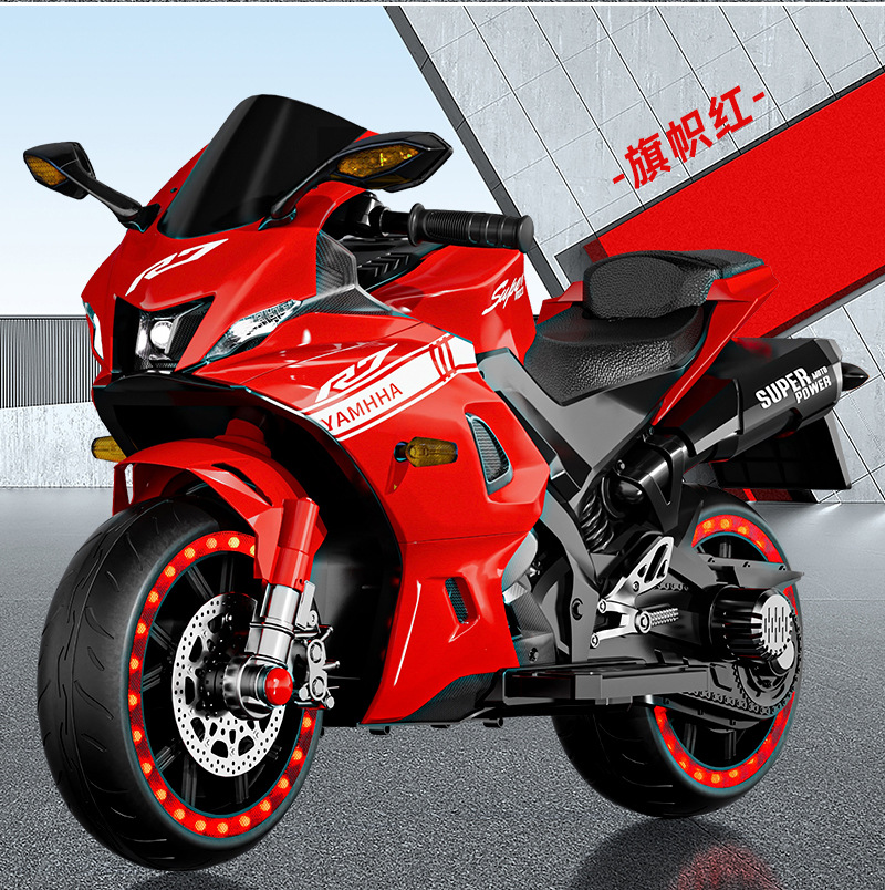 Motocicleta Eléctrica de Dos Ruedas para Niños para 3-9 Años de PP, Recargable image 7