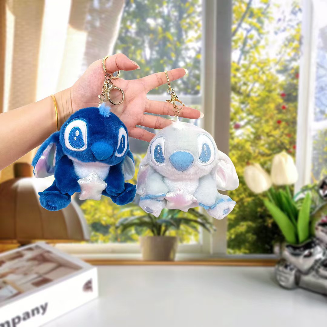 Cute Lilo and Stitch Plush Stitch Keychain Cartoon Stitch Doll Doll Small Gift Ornament Wholesale
