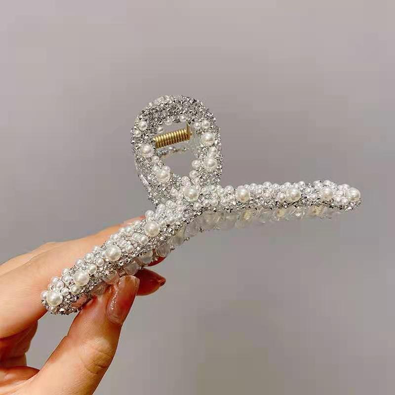 1 Piece Quantity Daily Occasion Artificial Pearl Material Retro Geometric Artificial Pearl Handmade Artificial Pearls Hair Band 1 Piece