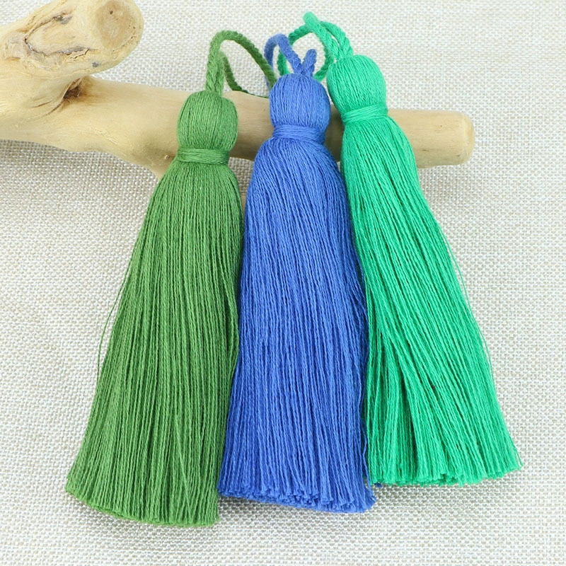 Cotton strap with tassels, pillow, adds volume, 10cm