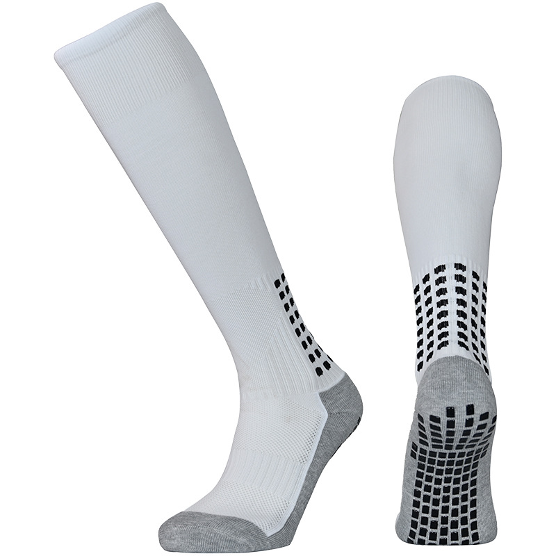 Long Football Socks for Men, Breathable Non-Slip Rubber Towel Bottom, Game Training Football Socks, Thickened Towel Bottom Sports Socks