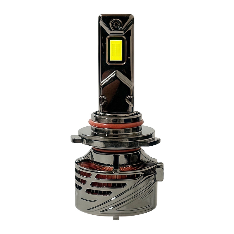 Faros LED para coche Amazon, súper brillantes, con doble tubo de cobre, luz blanca fría, haz alto y bajo, H4H16000K, universales image 6
