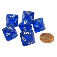 8-sided кости 8-sided кости 8-sided цветные кости 8-sided цветные кости 8-site прозрачный синий