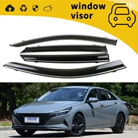 Подходит для Hyundai Elantra 06-21, дождевые защитные дефлекторы для дверей, окон, модифицированные декоративные элементы.