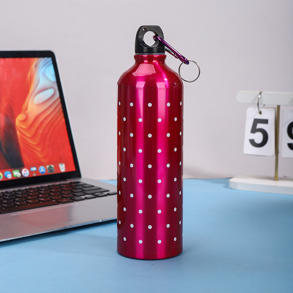 Nuevo simple taza de aluminio portátil de gran capacidad para niños y niñas ciclismo alpinismo botella de regalo taza LOGO al por mayor