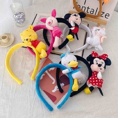 Headband for Girls: Cute Mickey Mouse, Donald Duck, Tigger, and Winnie-the-Pooh Plush Cartoon Headbands