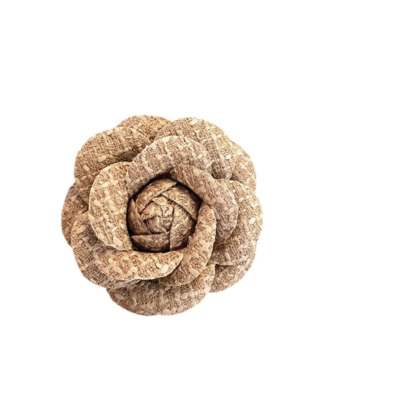 Französische Vintage Kamelien Brosche Für Herbst Und Winter_voghion.com