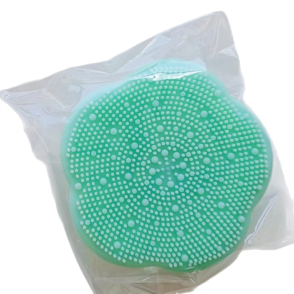 Flores de silicona cepillo de baño para bebés cepillo de limpieza infantil cepillo de limpieza facial recién nacido cepillo de limpieza facial de pelo suave cepillo de limpieza facial