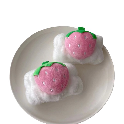 洗漱不滴水~卡通腮红鸭洗脸手腕防湿防水手环护腕洗脸神器束发带