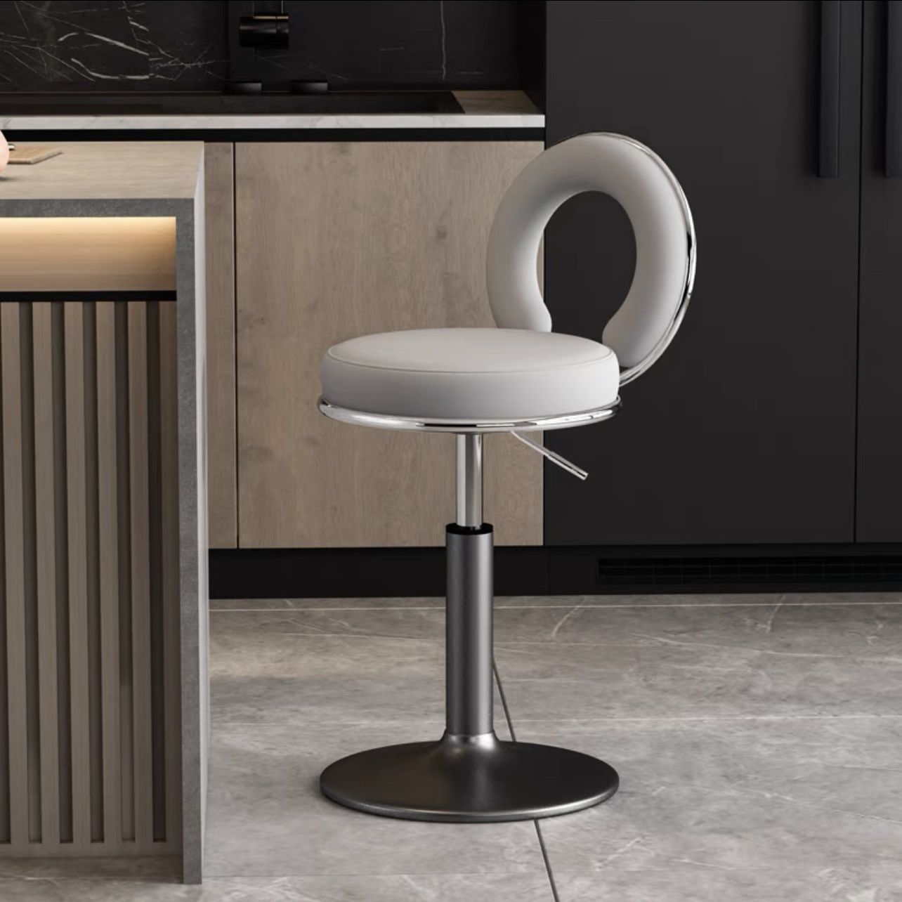 Silla de bar respaldada taburetes altos para el hogar taburetes modernos simples de alta calidad cajero de recepción elevador silla de bar alta