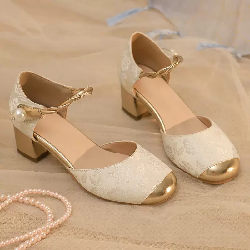 Детские сандалии Hanfu 2024 Новая маленькая девочка