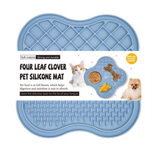亚马逊新品宠物用品狗笼舔食垫卡笼舔食盘解闷慢食盘猫狗硅胶舔垫