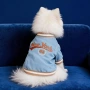 petcircle纽约春秋幼犬棒球衫