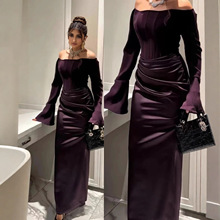 欧美外贸女装新款抹胸婚纱敬酒服新气质轻奢订婚礼服结婚晚宴礼裙