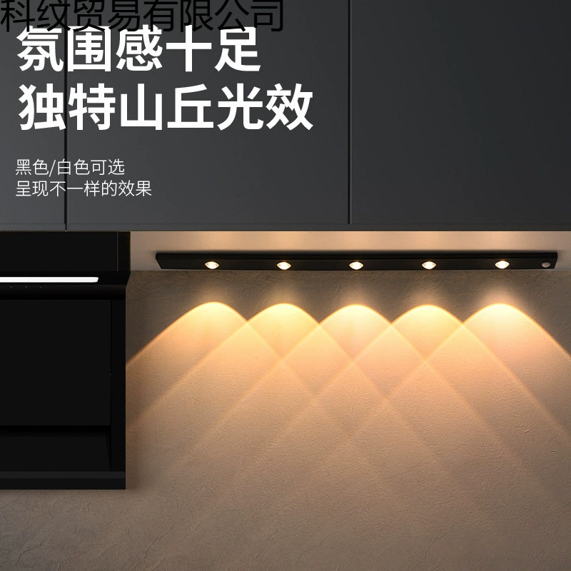 Умная LED-физиологическая индукционная перезаряжаемая самоклеящаяся лампа, внутреннее освещение гардероба, датчик человека, кошачий глаз