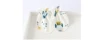 Blue cartoon gloves, on elastic band