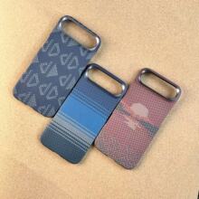 适用苹果17air凯夫拉手机壳磁吸商务iPhone17Air保护套芳纶纤维