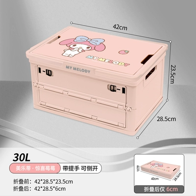 Bag Headrest for Women: Sürətlər qutusu və əl tormozu başlıqları - mm410-storage-box-30l-with-handle-foldable-and-side-opening