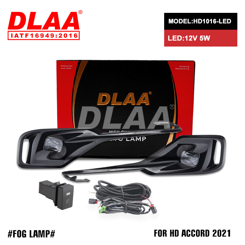 Aplicable a 21 - 22 Honda Accord 10 generación Inglés Poetry Asamblea de lámpara de niebla LED lámpara de niebla delantera
