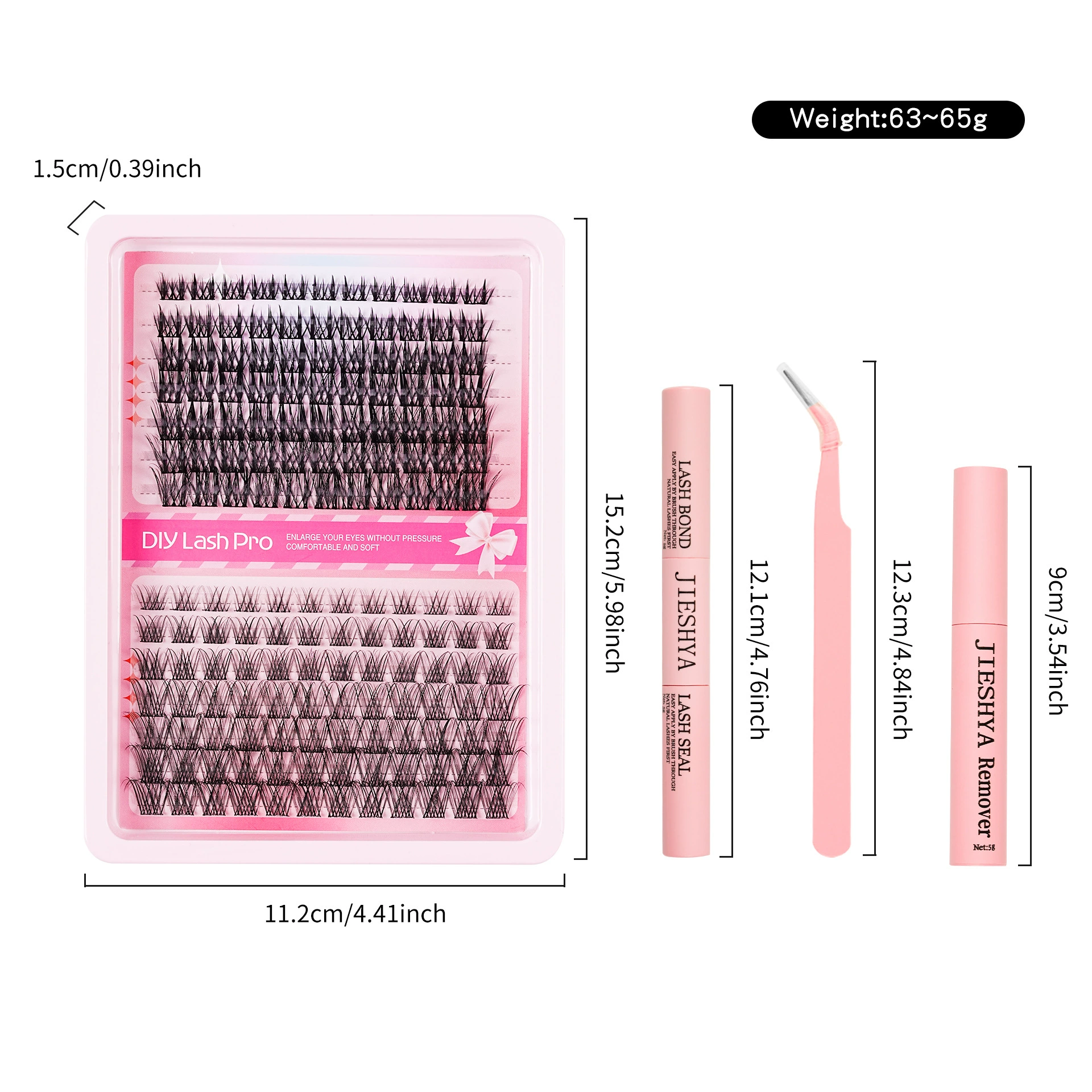 DIY lash cluster ресницы европейские и американские 18 мм кластерные ресницы