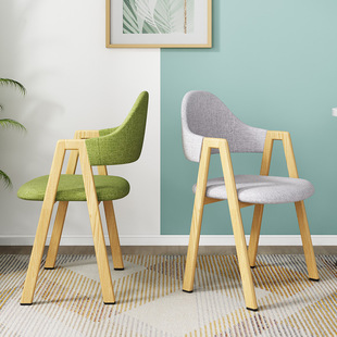 Nordic dining chairs for household use simple modern dining chairs backrest a-line chair milk tea shop table chair bedroom desk stool