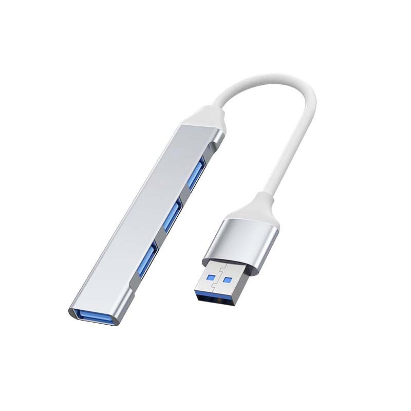 Typec estación de acoplamiento extensor de concentrador de computadora usb3.0 divisor montado en el vehículo un soporte de cuatro concentradores muelle de expansión