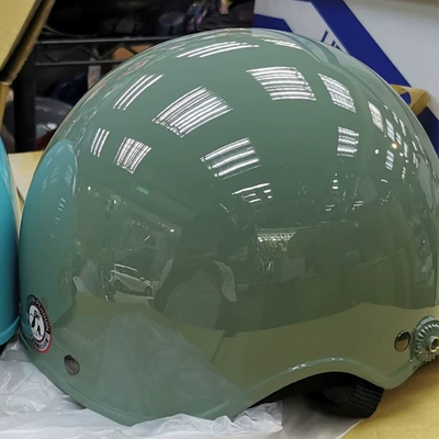 Motosiklet dəbilqələri, Vehicle Helmet for Men and Women - one-size-fits-all-brown-green-new-standard-standard-light-tea-lenses