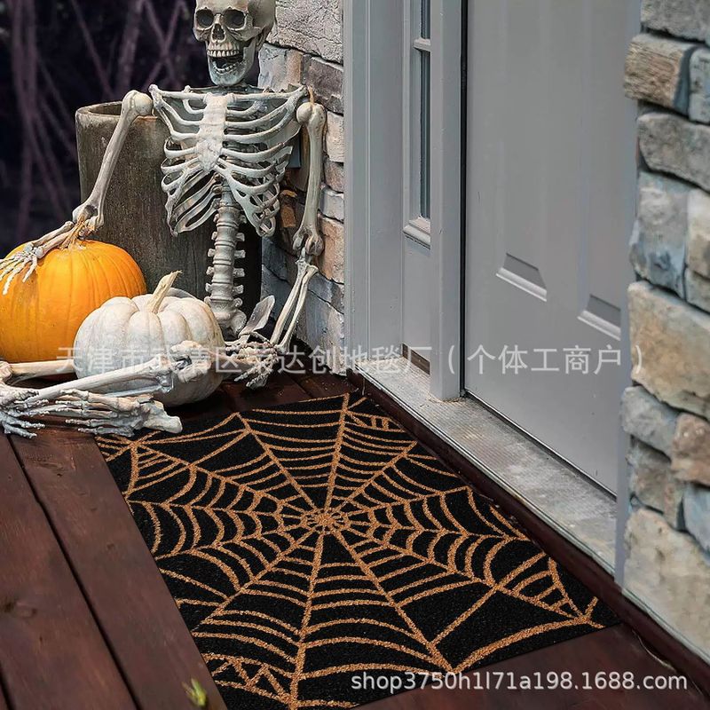 Amazon Temu ハロウィンゴーストフロアマット、汚れにくい玄関ドアマット、バスルーム吸収性フットマット、リビングルーム装飾フロアマット|undefined