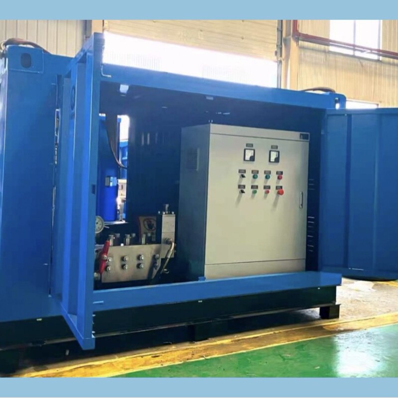 Special High-Pressure Cleaning Machine for Plate Heat Exchangers 1000Bar Cleaning Equipment for Power Plants and Chemical Plants Special High-Pressure Cleaning Machine for Plate Heat Exchangers 1000Bar Cleaning Equipment for Power Plants and Chemical Plants