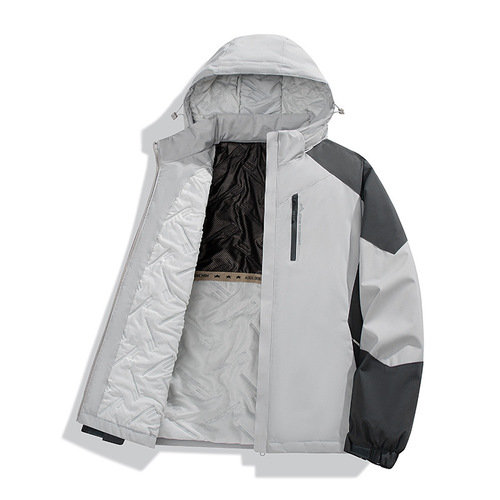 Couple's Style Cotton Jacket Winter Outerwear Trendy Men's Cotton Jacket Thick Outerwear Men's Thick Winter Jacket Warm
