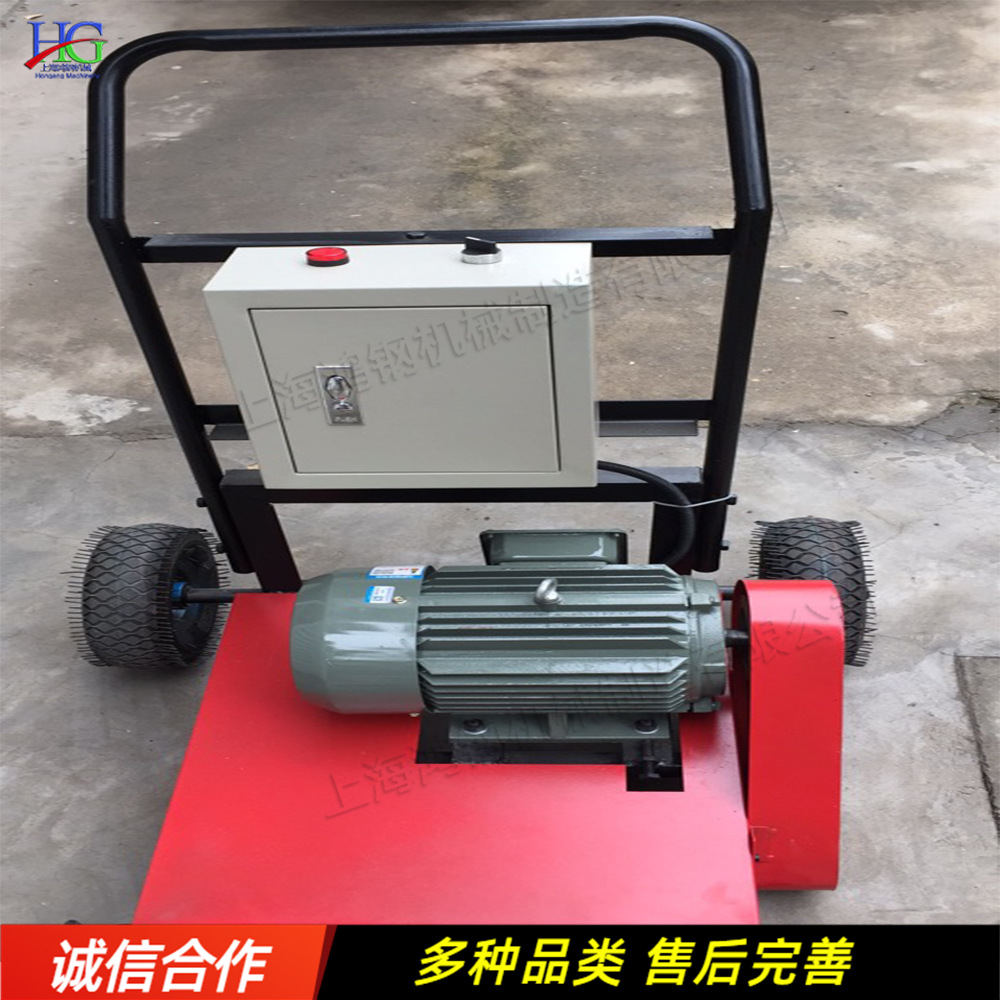 手推体育场地砂光机 学校旧跑道翻新机 硅皮尤地面打磨机