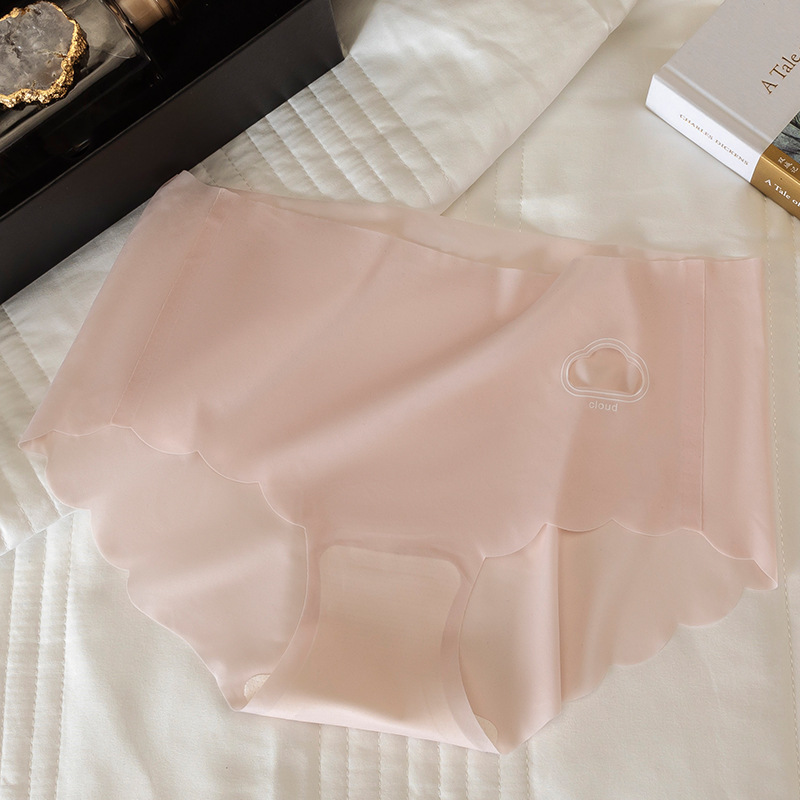 De las mujeres de seda Mora antibacteriano entrepierna sexy más tamaño delgada chica hielo triángulo shorts cabeza ropa interior sin costuras