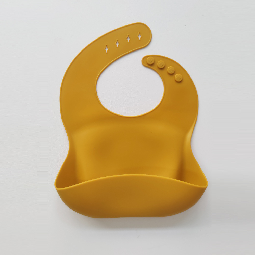 Babero de silicona para niños ropa de bebé babero de silicona para comer babero del bebé babero impermeable