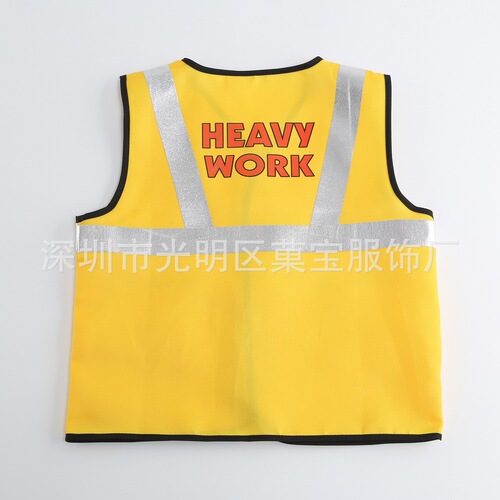 Little Engineer Vest Performance Suit Toy Set Repairman Role Play Suit Construction Worker Role Play Suit 