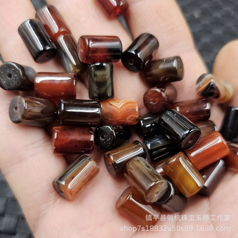 Fantasy Agate Barrel Beads Jade Loosing Beads Entangled Silk Agate Straight Column Passepartout DIY Jewelry Accessories Handmade Beads Fantasy Agate Barrel Beads Jade Loosing Beads Entangled Silk Agate Straight Column Passepartout DIY Jewelry Accessories Handmade Beads