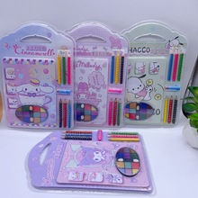 可爱卡通木铅笔彩绘画儿童美妆绘画本学生创意惊喜涂鸦礼品套装