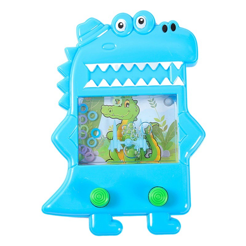 Детский воротник на ладонь, водная головоломка, игровой автомат с пузырьковым кольцом, Детский динозавр, моделирование, водная машина, кольцевая игровая машина