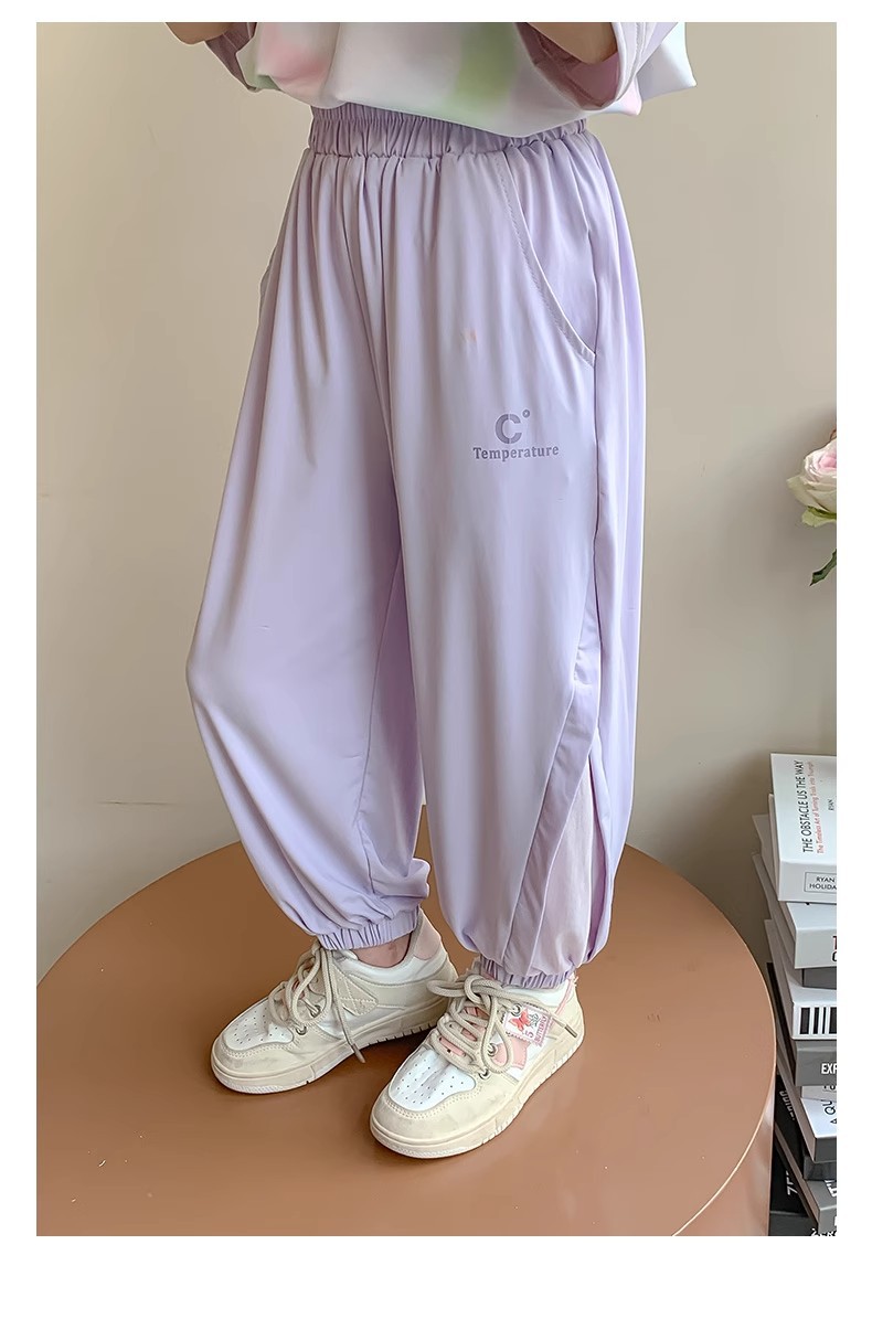 Sommer Mädchen Eisseide 2024 Neue Kleine und Mittlere Größe Mückenresistente Dünne Sonnencreme Schnelltrocknend Kindersport_voghion.com