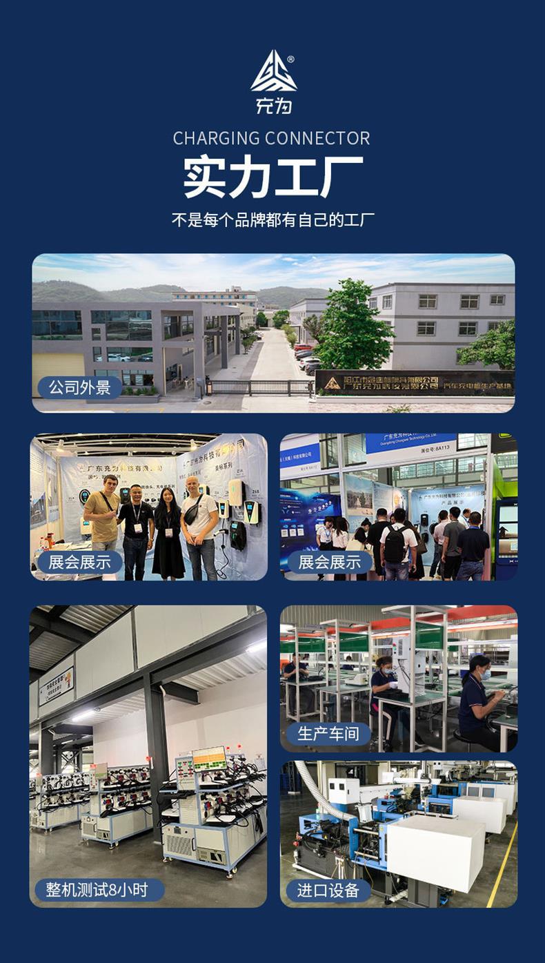 Design charging gun for cross-border car charging stations, new energy vehicle accessories, charging connector, slow charging