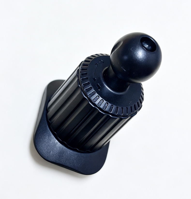 Cross-Border Wholesale Car Phone Holder Dashboard Navigation Fixed Support Bracket Air Vent Clip-On Round Magnetic Mount