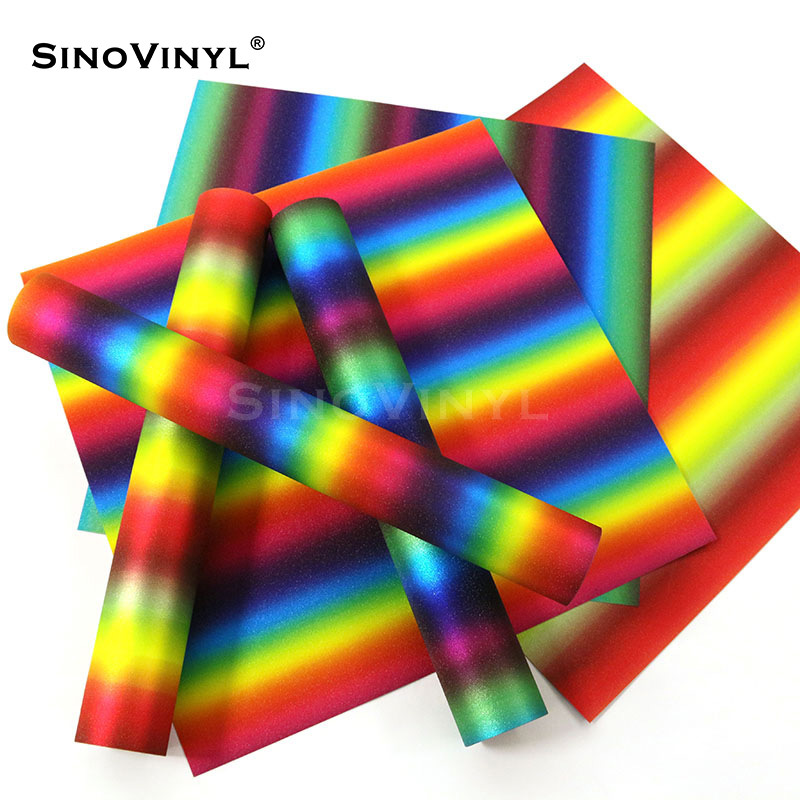 Xinlang Rainbow Diamond flash point papel letras Aurora gradiente decoración de la pared etiqueta adhesiva instantánea etiqueta engomada del coche image 4