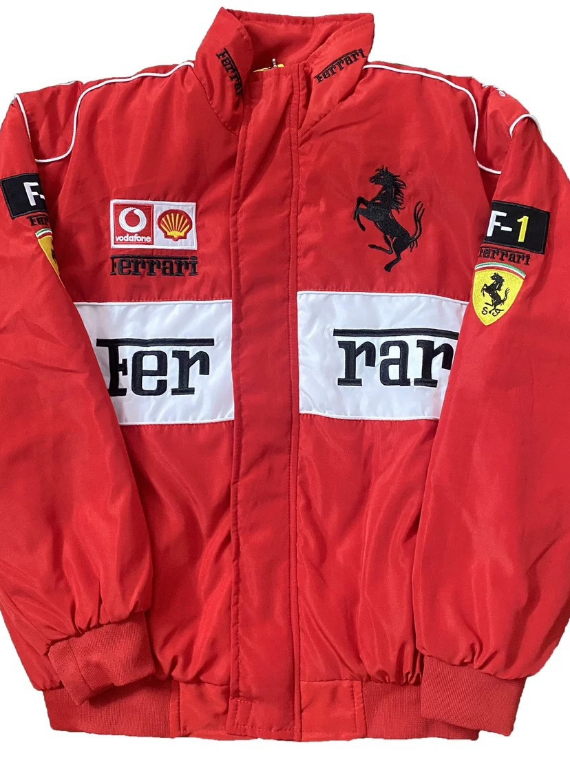 25 cross-border hot sale F1 jacket French racing suit jacket full embroidered Lari jacket racing cotton suit 3