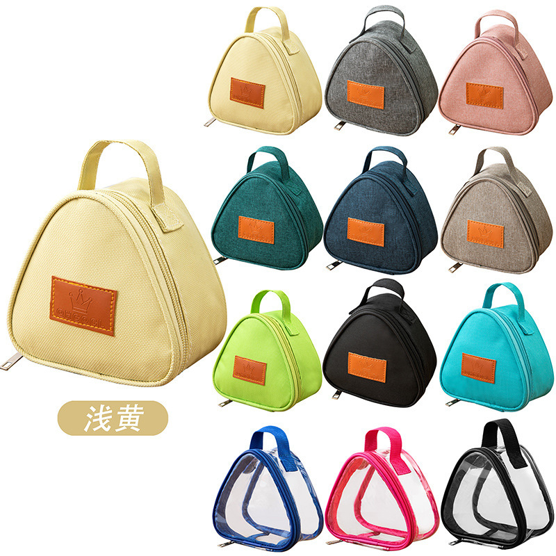 弁当箱の手提げ保温袋のアルミ箔を厚くして保温して弁当箱の袋を包んで食事をします。|undefined
